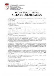 bases 15º concurso literario