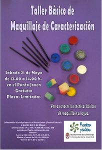 Taller Básico de Maquillaje de Caracterización @ Punto Joven. Centro Cultural "Manuel Entero" | Colmenarejo | Comunidad de Madrid | España