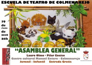 Escuela de Teatro de Colmenarejo"Asamblea general" @ Centro Cultural