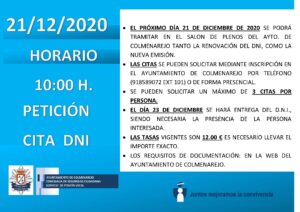 Renovación/Emisión DNI @ Ayuntamiento de Colmenarejo