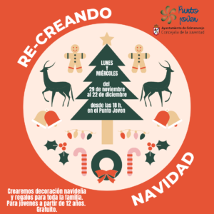 Talleres: RE-CREANDO NAVIDAD @ Punto Joven